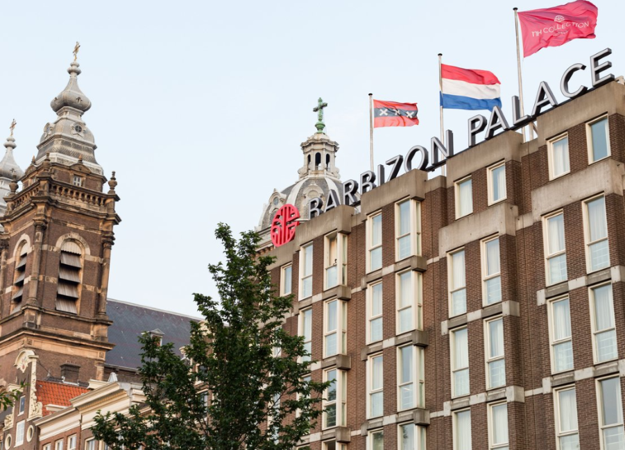 A picture of the Barbizon Palace Hotel in Amsterdam